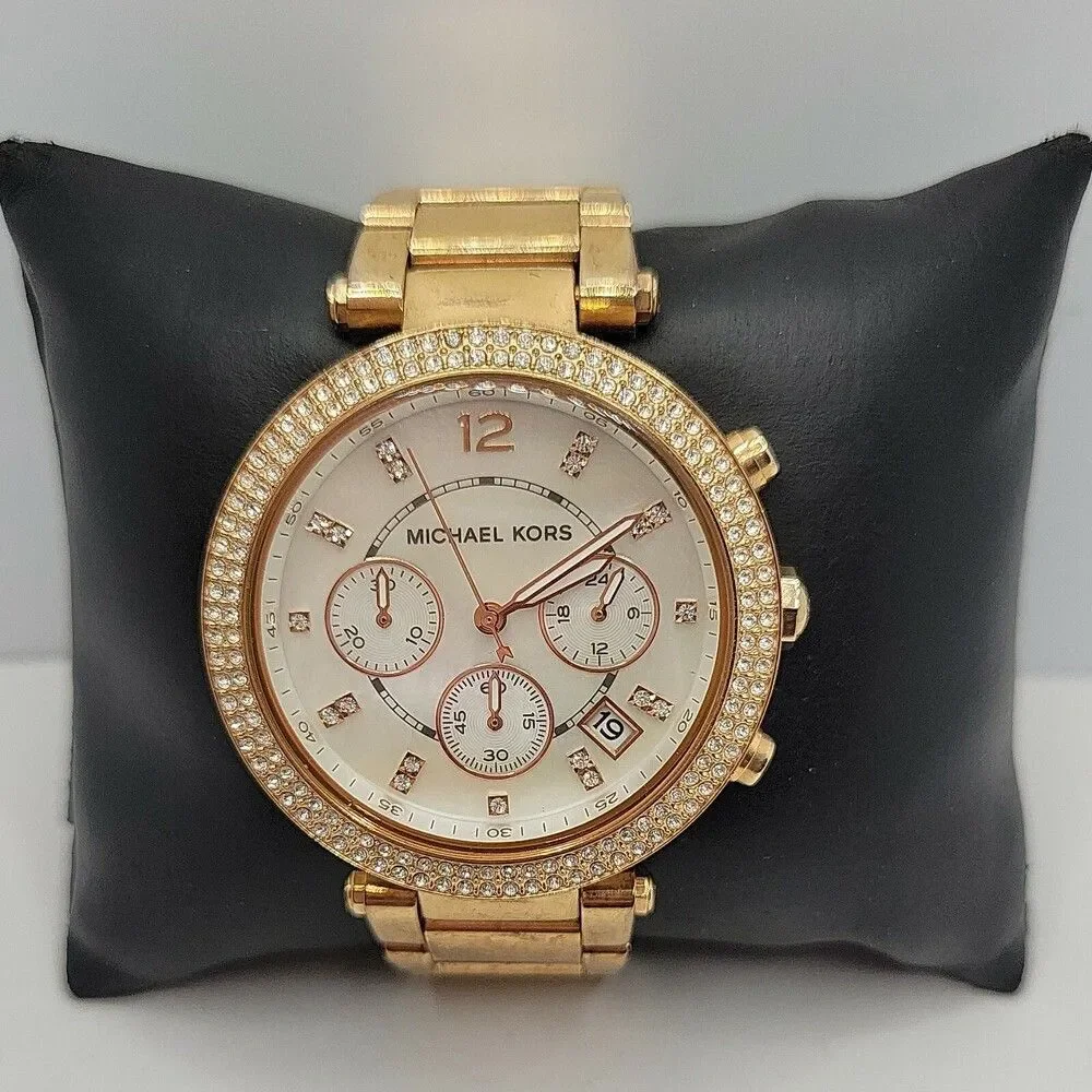 Michael Kors Parker MK5491 Womens Stainless Steel Analog Dial Quartz Watch AM352